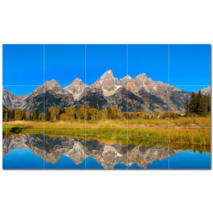 mountains ceramic tile wall mural kitchen backsplash bathroom shower p500864