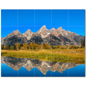 mountains ceramic tile wall mural kitchen backsplash bathroom shower p500864