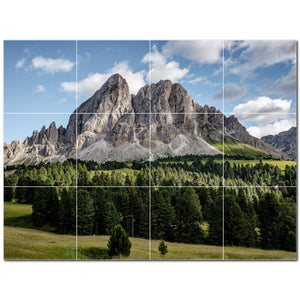 mountains ceramic tile wall mural kitchen backsplash bathroom shower p500868