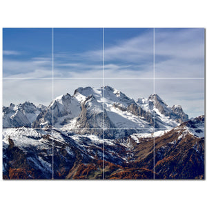 mountains ceramic tile wall mural kitchen backsplash bathroom shower p500870