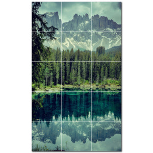 mountains ceramic tile wall mural kitchen backsplash bathroom shower p500871