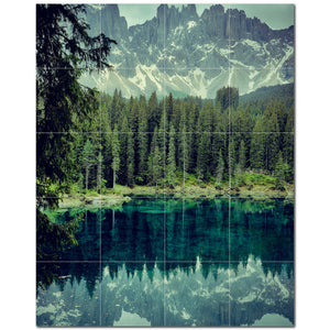 mountains ceramic tile wall mural kitchen backsplash bathroom shower p500871