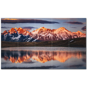 mountains ceramic tile wall mural kitchen backsplash bathroom shower p500872