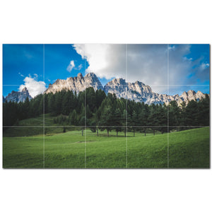 mountains ceramic tile wall mural kitchen backsplash bathroom shower p500874