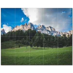 mountains ceramic tile wall mural kitchen backsplash bathroom shower p500874