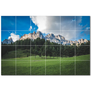 mountains ceramic tile wall mural kitchen backsplash bathroom shower p500874