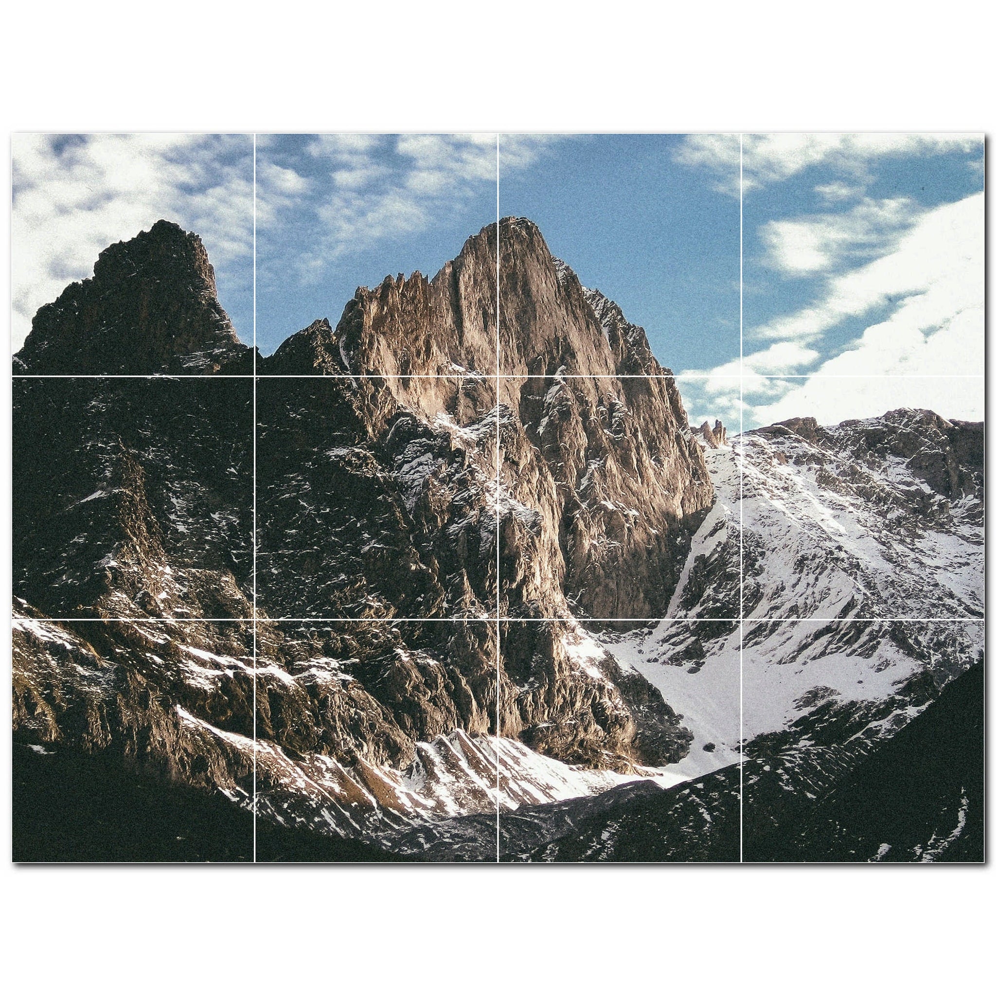 mountains ceramic tile wall mural kitchen backsplash bathroom shower p500876