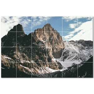 mountains ceramic tile wall mural kitchen backsplash bathroom shower p500876