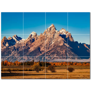 mountains ceramic tile wall mural kitchen backsplash bathroom shower p500881