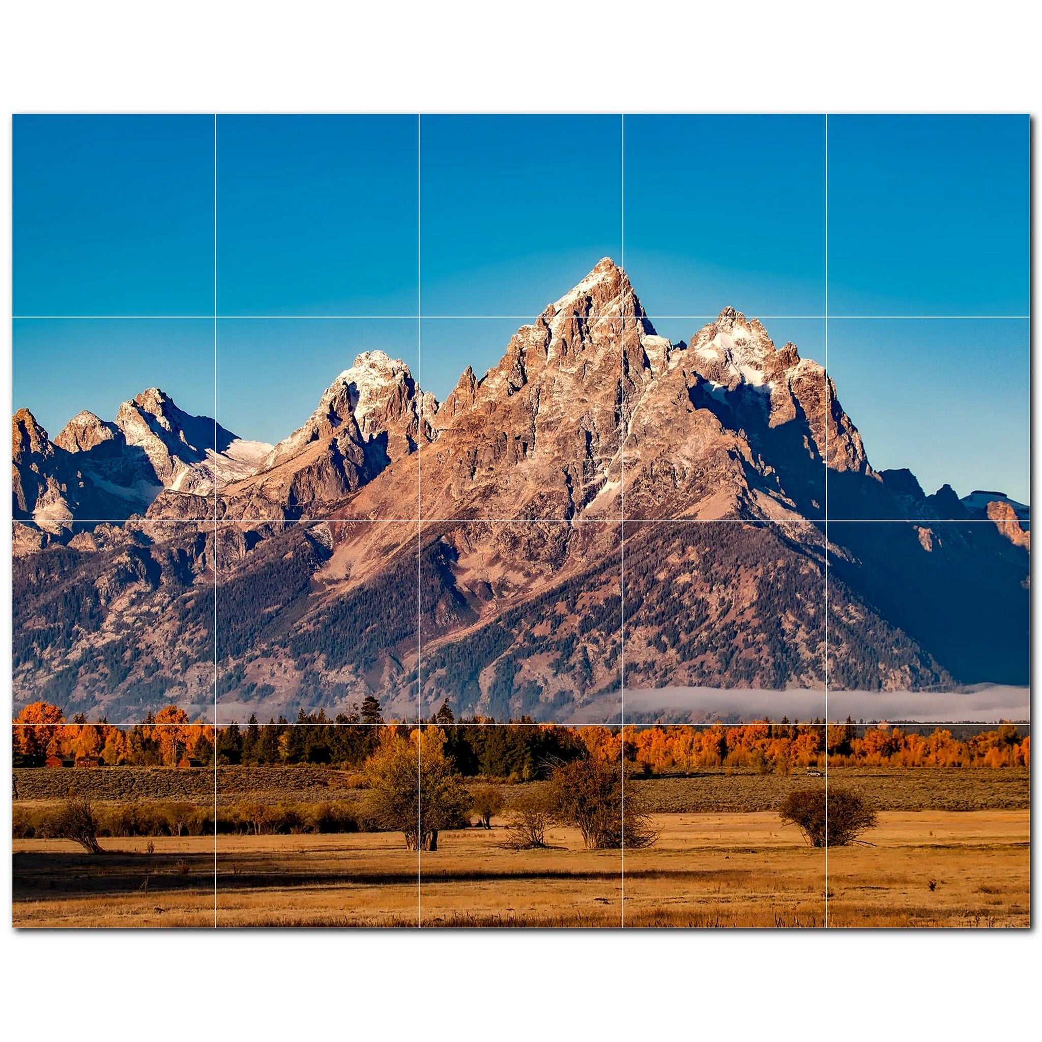 mountains ceramic tile wall mural kitchen backsplash bathroom shower p500881