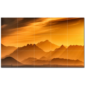 mountains ceramic tile wall mural kitchen backsplash bathroom shower p500884