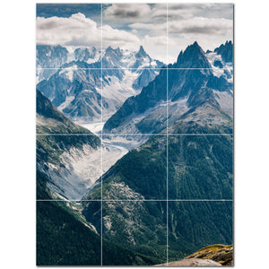 mountains ceramic tile wall mural kitchen backsplash bathroom shower p500885