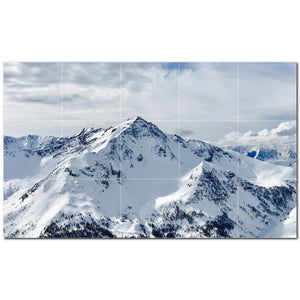 mountains ceramic tile wall mural kitchen backsplash bathroom shower p500886