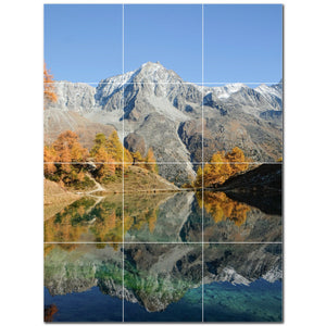 mountains ceramic tile wall mural kitchen backsplash bathroom shower p500888