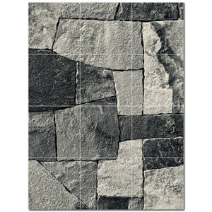 rocks ceramic tile wall mural kitchen backsplash bathroom shower p500935