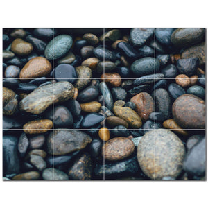 rocks ceramic tile wall mural kitchen backsplash bathroom shower p500938