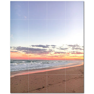 sunset ceramic tile wall mural kitchen backsplash bathroom shower p500978