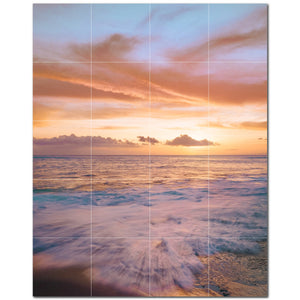 sunset ceramic tile wall mural kitchen backsplash bathroom shower p500987