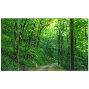 trees ceramic tile wall mural kitchen backsplash bathroom shower p501036