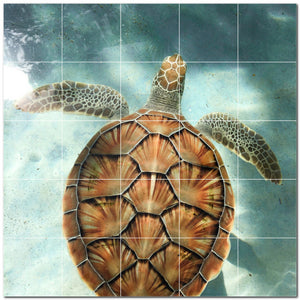 turtle ceramic tile wall mural kitchen backsplash bathroom shower p501049