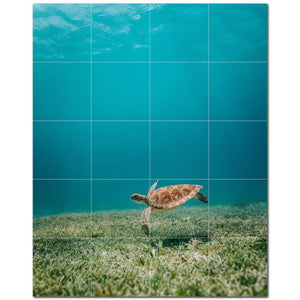 turtle ceramic tile wall mural kitchen backsplash bathroom shower p501051