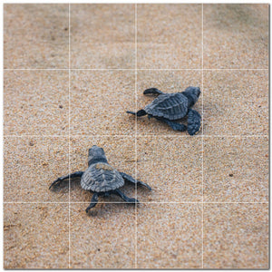 turtle ceramic tile wall mural kitchen backsplash bathroom shower p501058