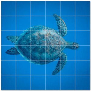 turtle ceramic tile wall mural kitchen backsplash bathroom shower p501067