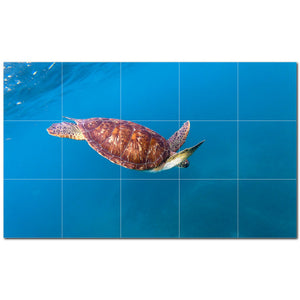 turtle ceramic tile wall mural kitchen backsplash bathroom shower p501069