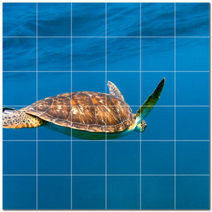 turtle ceramic tile wall mural kitchen backsplash bathroom shower p501071