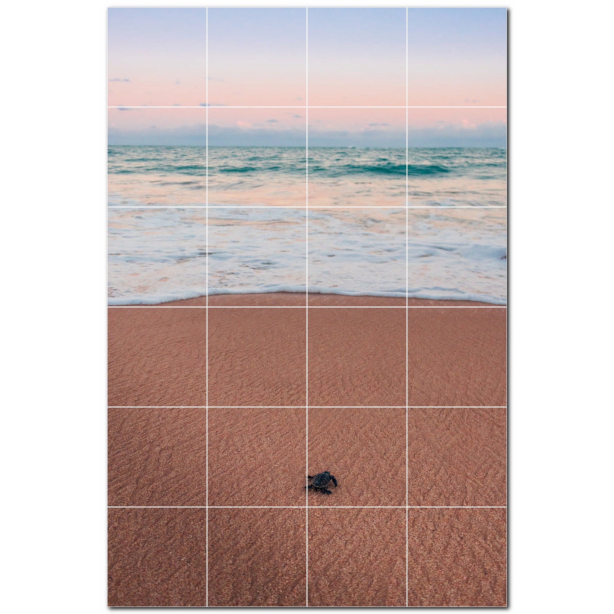 turtle ceramic tile wall mural kitchen backsplash bathroom shower p501073