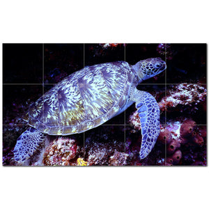 turtle ceramic tile wall mural kitchen backsplash bathroom shower p501077