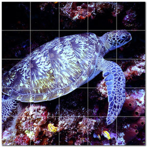 turtle ceramic tile wall mural kitchen backsplash bathroom shower p501077