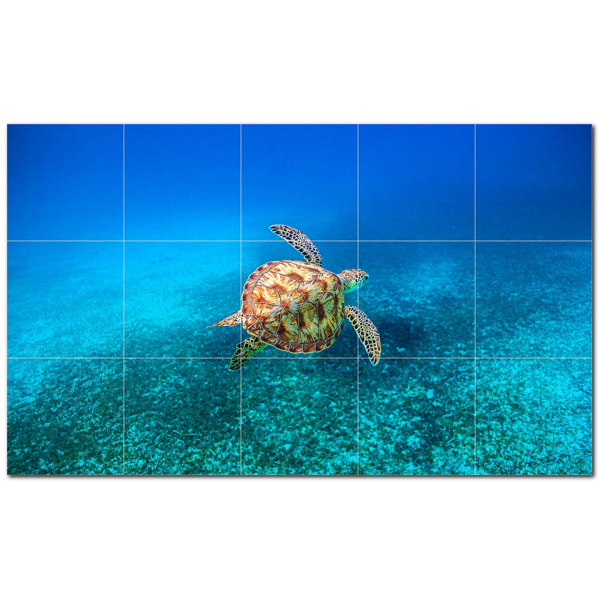 turtle ceramic tile wall mural kitchen backsplash bathroom shower p501081