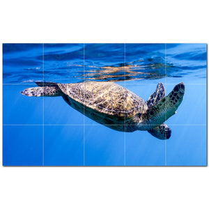 turtle ceramic tile wall mural kitchen backsplash bathroom shower p501082