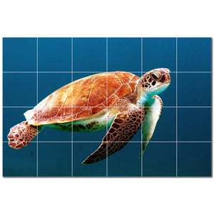 turtle ceramic tile wall mural kitchen backsplash bathroom shower p501083