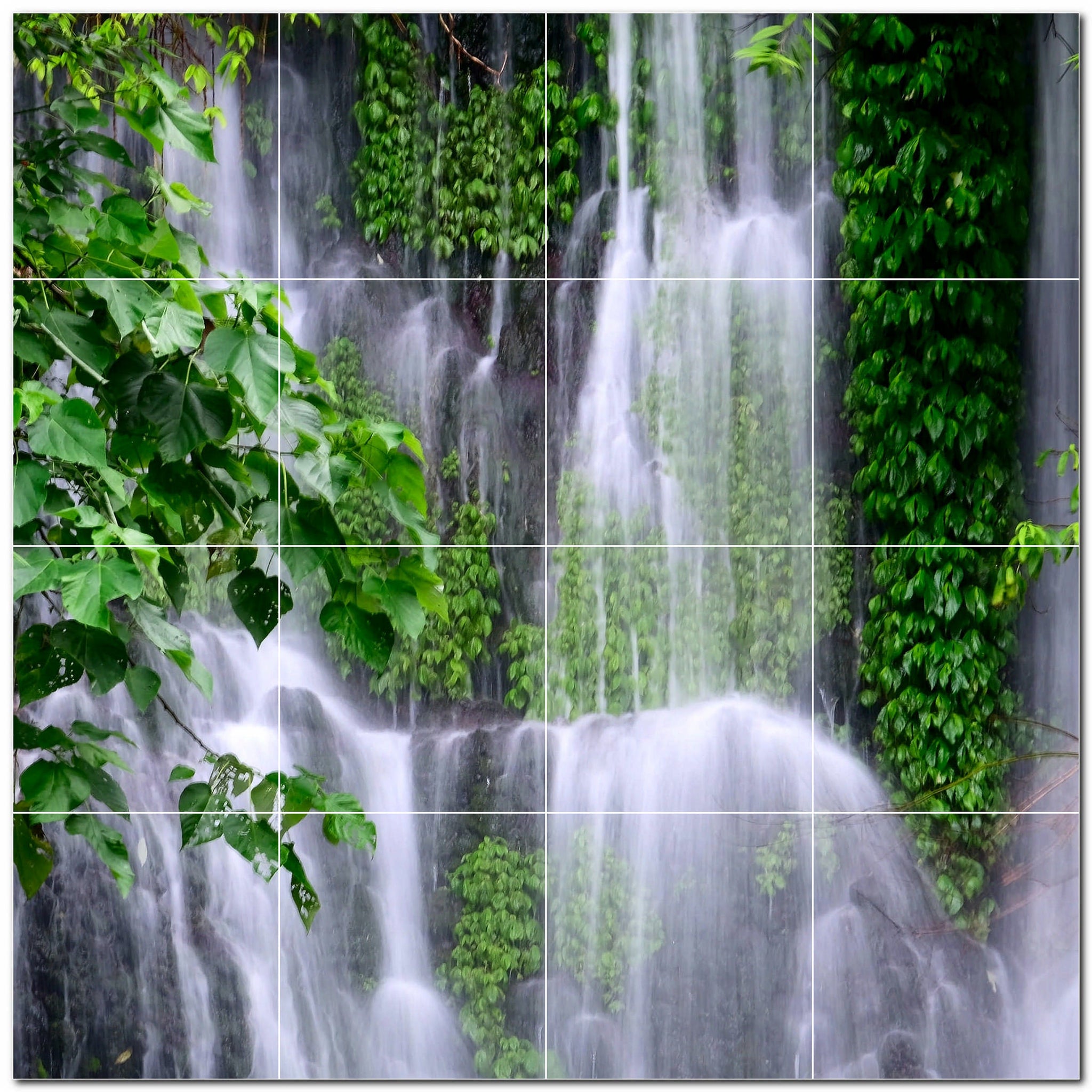 waterfalls ceramic tile wall mural kitchen backsplash bathroom shower p501092