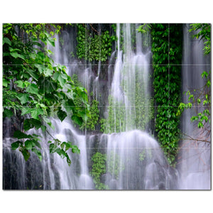 waterfalls ceramic tile wall mural kitchen backsplash bathroom shower p501092