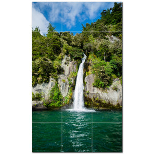 waterfalls ceramic tile wall mural kitchen backsplash bathroom shower p501095