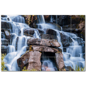 waterfalls ceramic tile wall mural kitchen backsplash bathroom shower p501143