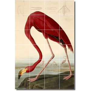 john audubon bird painting ceramic tile mural p00294