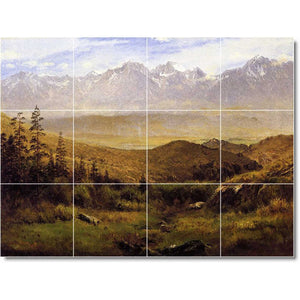 albert bierstadt landscape painting ceramic tile mural p00429
