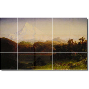 albert bierstadt landscape painting ceramic tile mural p00467