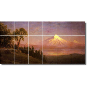 albert bierstadt landscape painting ceramic tile mural p00468