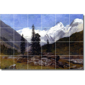 albert bierstadt landscape painting ceramic tile mural p00497