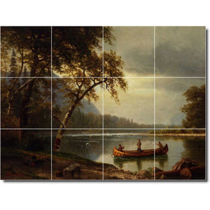 albert bierstadt country painting ceramic tile mural p00502