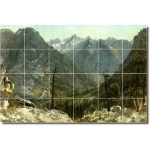 albert bierstadt landscape painting ceramic tile mural p00563