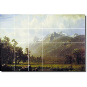albert bierstadt landscape painting ceramic tile mural p00564
