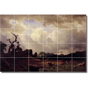 albert bierstadt landscape painting ceramic tile mural p00568