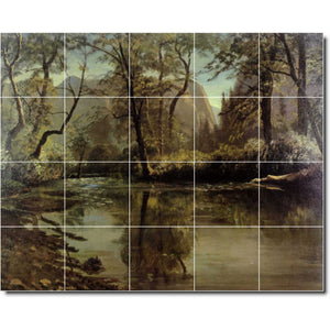 albert bierstadt landscape painting ceramic tile mural p00589