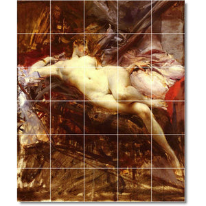 giovanni boldini nude painting ceramic tile mural p00641